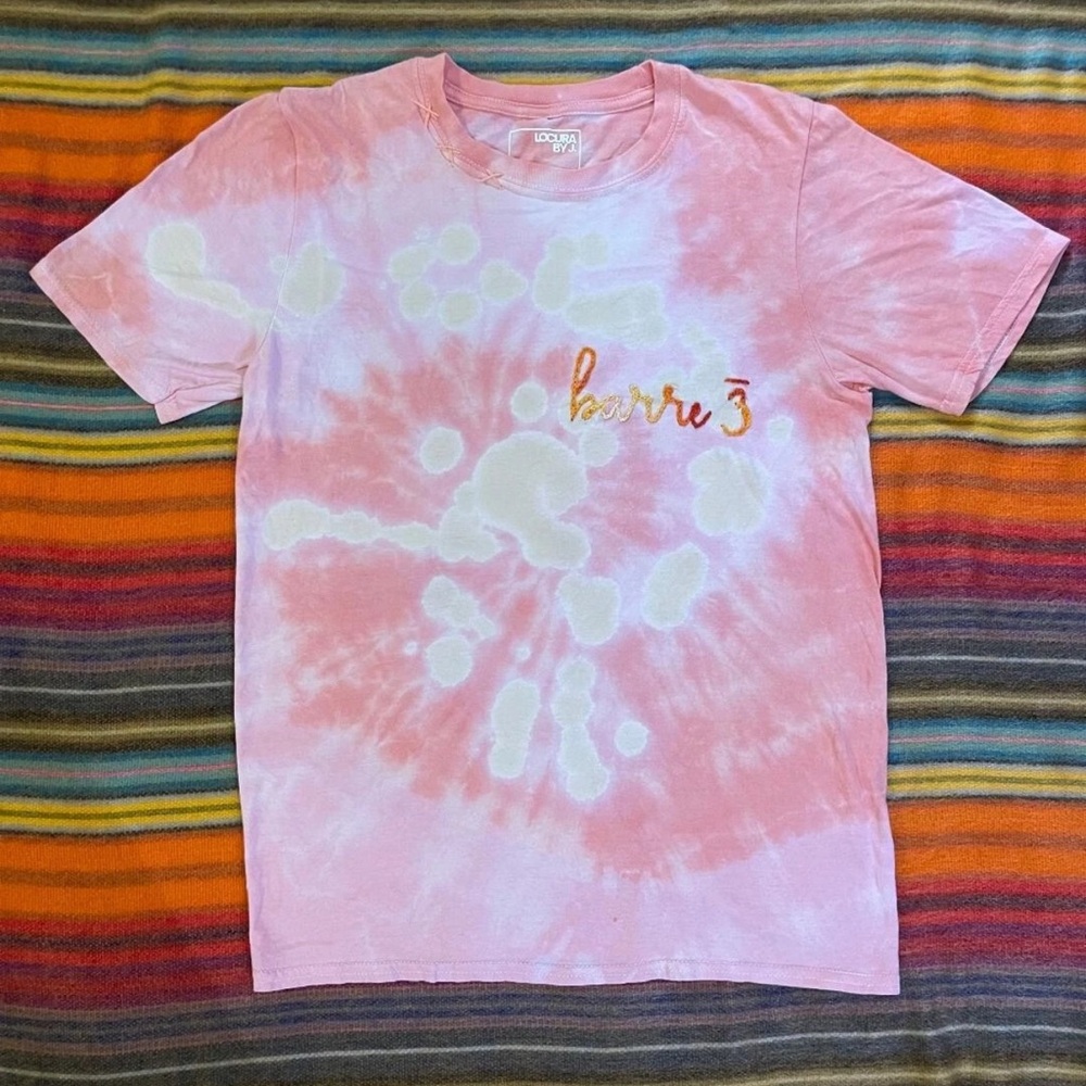 New Locuta by J custome Barre3 shirt small Tie Dye